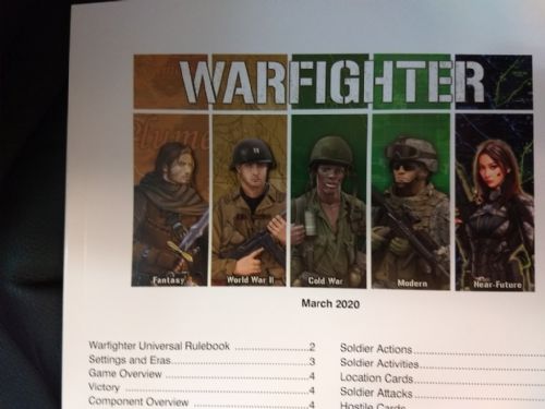 Warfighter Universal Rulebook